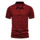 Men's Short Sleeve Fashion Printed Polo Shirt