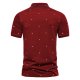 Men's Short Sleeve Fashion Printed Polo Shirt