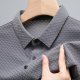 Lapel Polo Shirt Seamless Men's Top